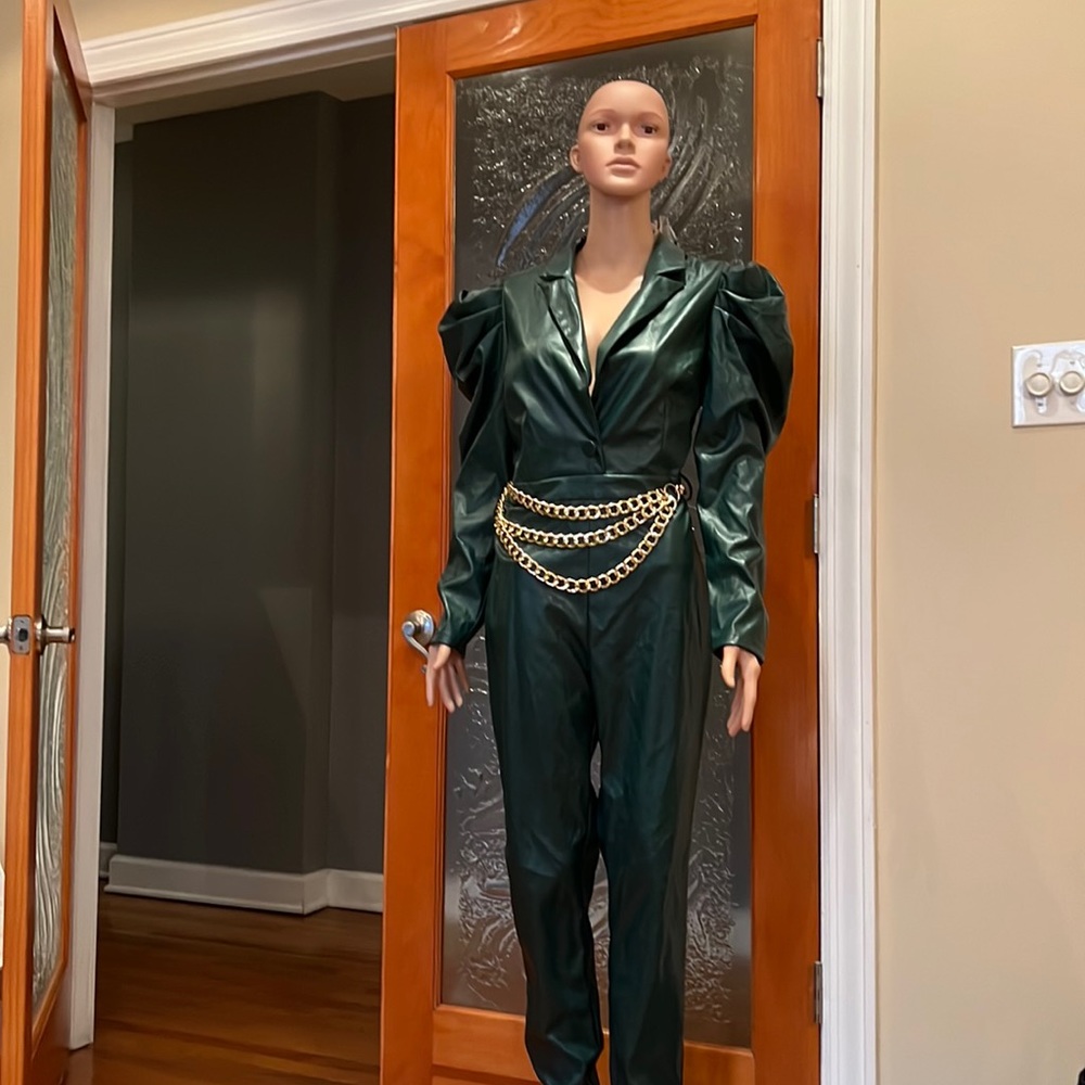 New with tags pleather romper